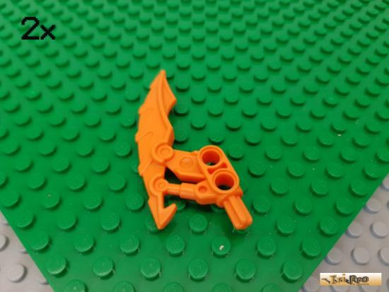 LEGO 2Stk Bionicle Waffe / Klaue orange 57563