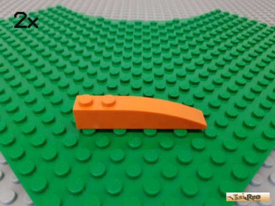 LEGO 2Stk Bogen / Bogenstein 1x6 orange 42022