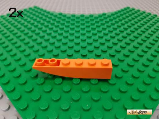 LEGO 2Stk Bogen / Bogenstein 1x6 negativ orange 42023