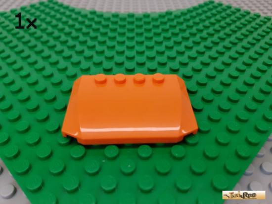 LEGO 1Stk Platte / Motorhaube 4x6x2/3 orange 52031