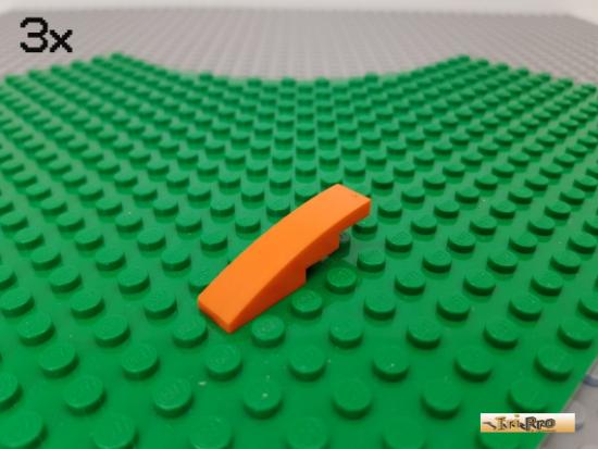 LEGO 3Stk Bogen / Bogenstein / Kotflgel 1x4 orange 61678