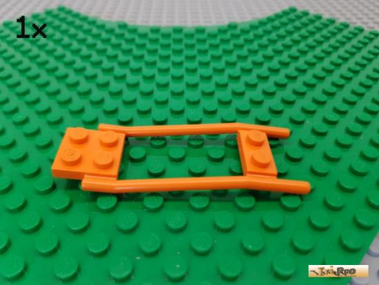 LEGO 1Stk Pferdegeschirr / Platte orange 2397