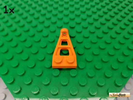 LEGO 1Stk Platte 1x2 / Kupplung orange 4596