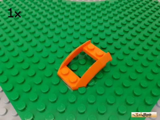 LEGO 1Stk Platte 1x2 / Kotflgel orange 47755