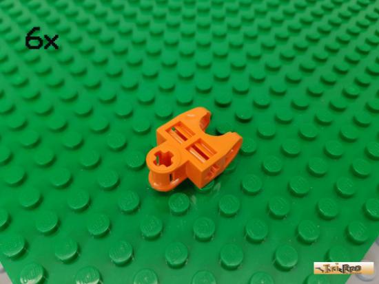 LEGO 6Stk Technic Verbinder / Kugelgelenk orange 32174