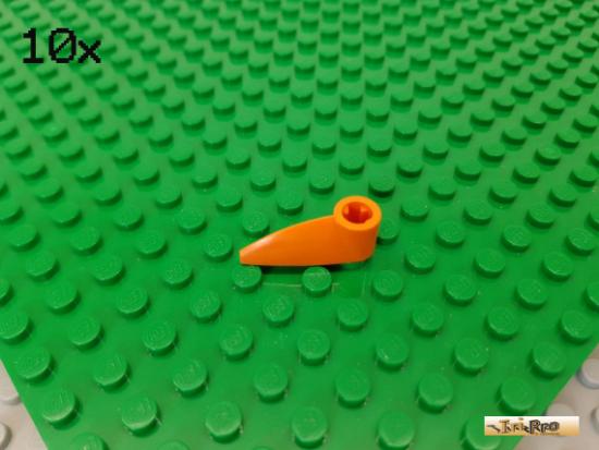 LEGO 10Stk Technic Spiegel / Kralle 1x3 orange 41669