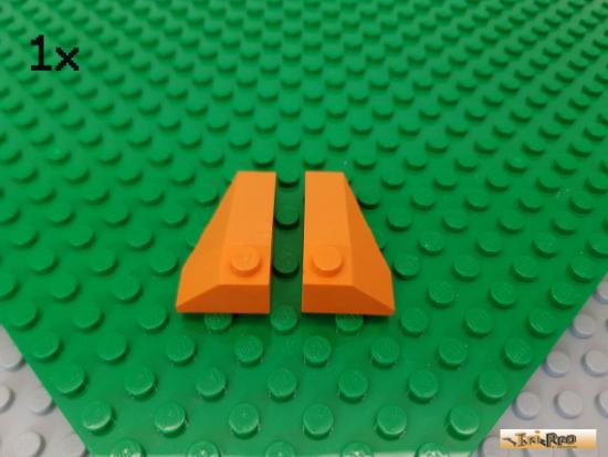 LEGO 1Stk Keilstein / Flgel 2x4 links + rechts orange 43710 / 43711