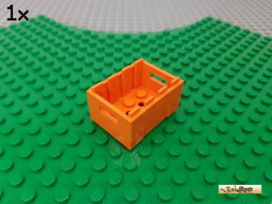 LEGO 1Stk Kiste / Box mit Griffe 3x4x2 orange 30150