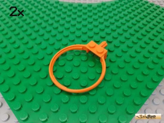 LEGO 2Stk Halter / Basketballkorb / Harry Potter orange 43373