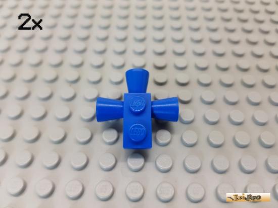 LEGO 2Stk Lautsprecher / Megafon 1x2 blau 3963