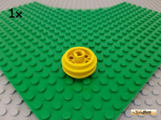 LEGO 1Stk Felge / Reifen gelb 2994