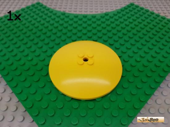 LEGO 1Stk Scheibe / Teller / SAT Schssel 8x8 gelb 3961