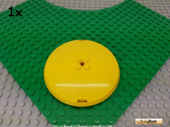 LEGO 1Stk Scheibe / Pod-Deckel 9x9x1 1/3 gelb 47675