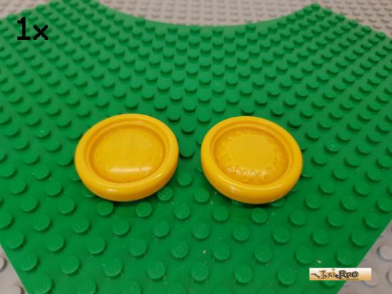 LEGO 1Stk Disc / Scheibe (2 verschiedene Motive) 4x4 gelb 760 + 540