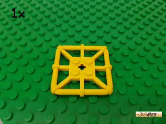 LEGO 1Stk Platte / Gitter 2x2 gelb 30094