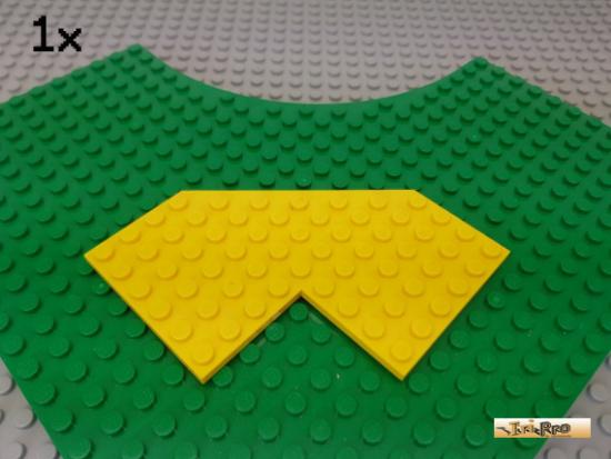 LEGO 1Stk Platte / Ecke / Winkel 10x10 gelb 2401