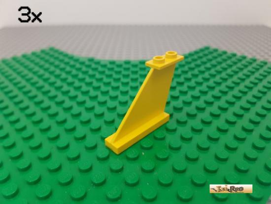 LEGO 3Stk Heckflgel / Flugzeug 1x4x3 gelb 2340