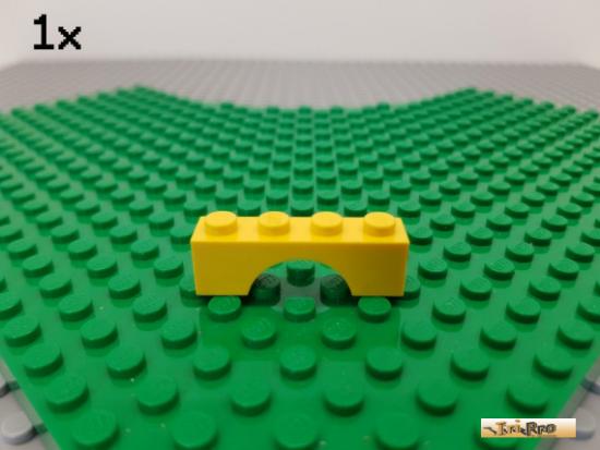 LEGO 1Stk Bogen / Bogenstein 1x4x1 gelb 3659