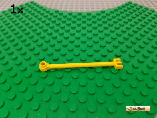 LEGO 1Stk Segelmast / Stange 8 lang 3 Finger gelb 4319