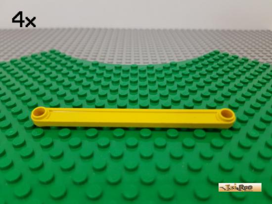 LEGO 4Stk Technic Lenkstange 11 lang gelb 6247