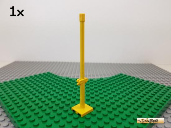 LEGO 1Stk Mast / Antenne / Platte 2x2x9 2/3 gelb 4318