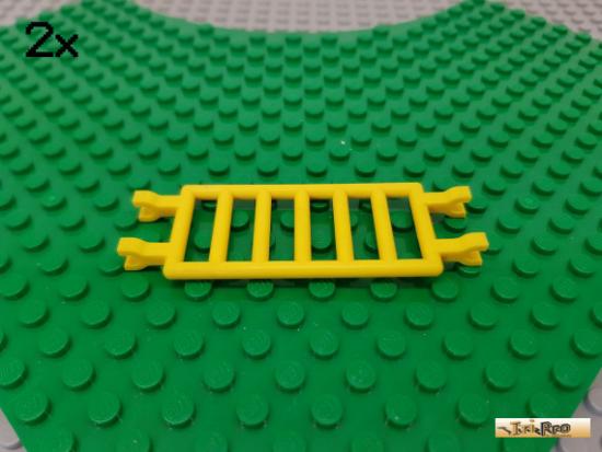 LEGO 2Stk Leiter mit 4 Clips 7x3 gelb 30095