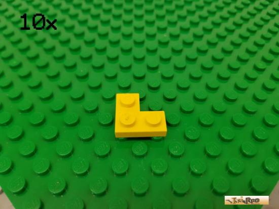 LEGO 10Stk Platte 2x2 / Ecke gelb 2420