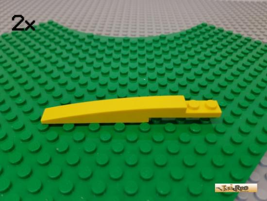 LEGO 2Stk Platte / Bogen 1x10 gelb 85970