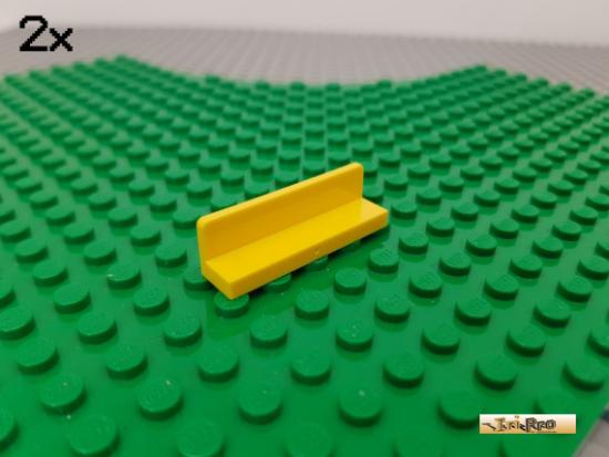 LEGO 2Stk Fliese / Platte / Bank 1x4x1 gelb 43337