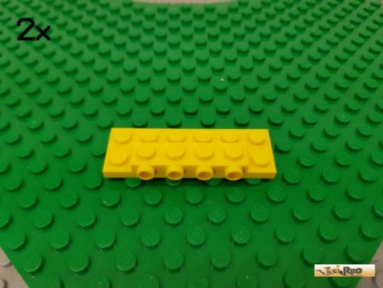 LEGO 2Stk Platte / Winkelplatte 2x6x2/3 gelb 87609