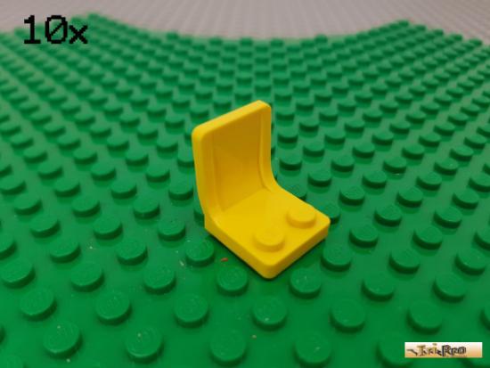 LEGO 10Stk Platte 2x2 / Sitz / Sessel gelb 4079