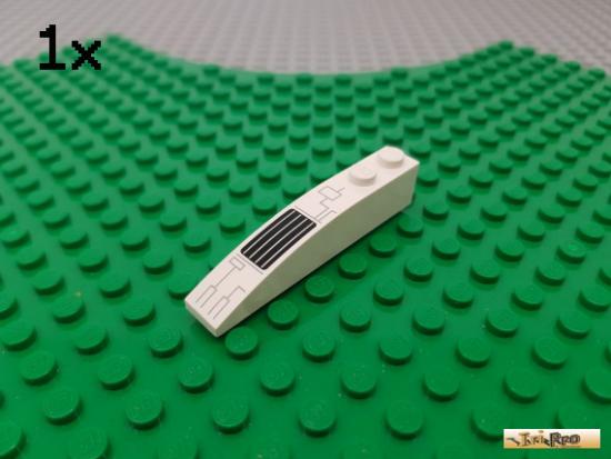 LEGO 1Stk Bogen / Bogenstein 1x6 wei bedruckt 42022