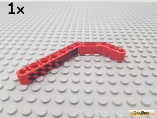 LEGO 1Stk Technic Liftarm / Doppelwinkel 1x11,5 rot beklebt 32009