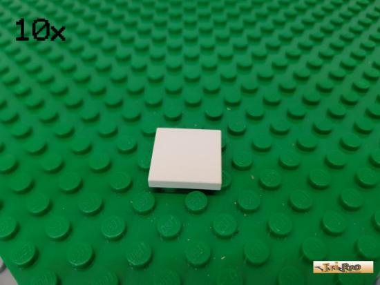 LEGO 10Stk Fliese / Kachel 2x2 wei 3068