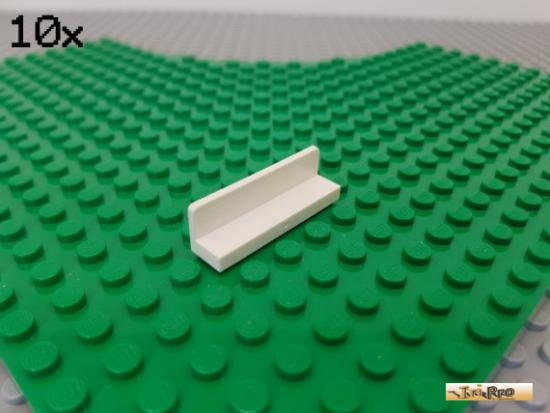 LEGO 10Stk Platte / Fliese / Bank 1x4x1 wei 30413