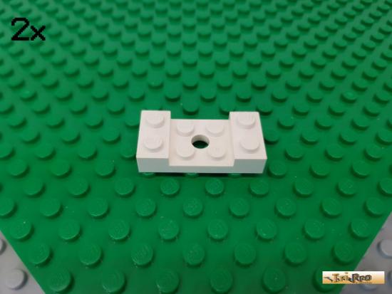 LEGO 2Stk Platte / Radkasten 2x4 wei 60212