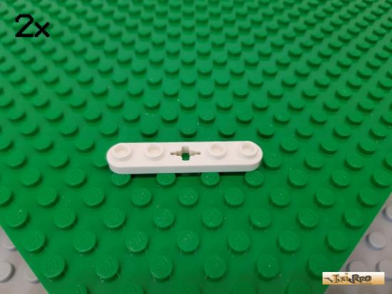 LEGO 2Stk Technic Platte 1x5 wei 32124