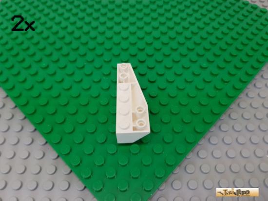 LEGO 2Stk Keilstein / Flgel 2x6 rechts negativ wei 41764