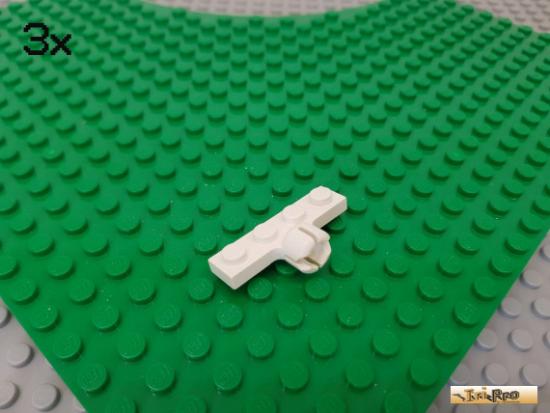 LEGO 3Stk Platte 1x4 / Kupplung wei 3183