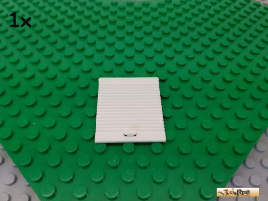 LEGO 1Stk Klappe / Tor 1x4x4 wei 6155