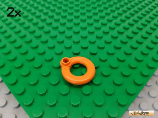 LEGO 2Stk Schwimmreifen / Rettungsring / Minifigures orange 30340