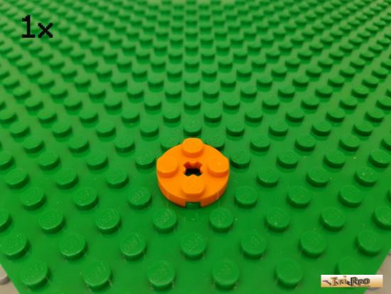 LEGO 1Stk Platte 2x2 rund orange 4032