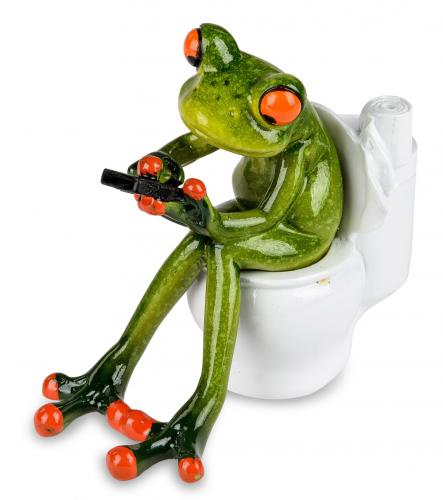 Frosch Toilette